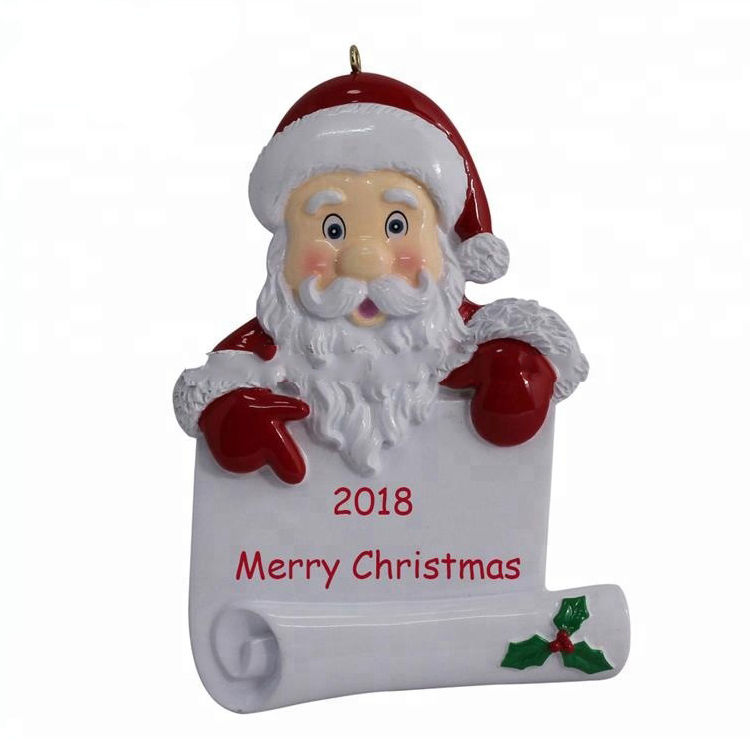 High quality home indoor personalized christmas decoration santa claus statues