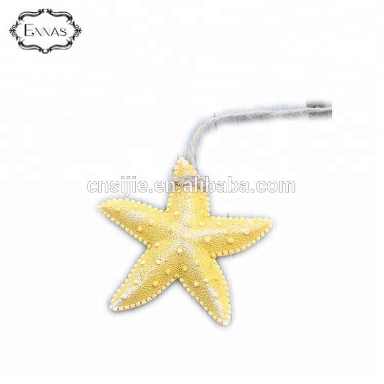 Mediterranean style mini ornament fishing net starfish small resin Pendant design