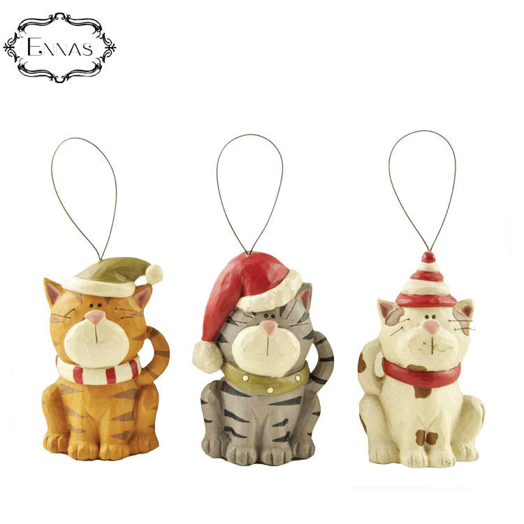 Hot sale factory direct price hanging pet ornaments christmas glass ornament decorations