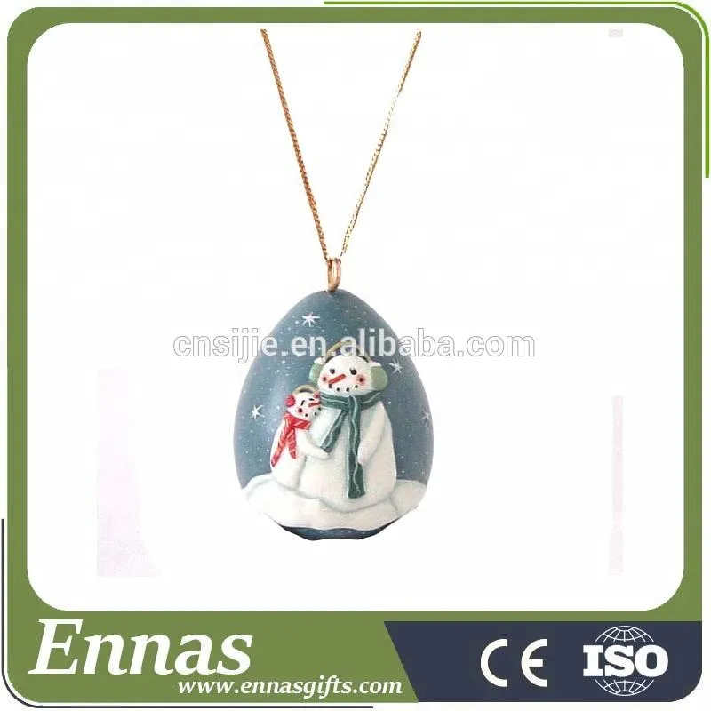 Custom Resin personalized christmas hanging ornament polyresin ball