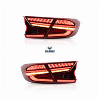 Vland Car Styling for Accord10TH Taillights 2018-2019 for full LED Tail Lamp with Turn Signal+Brake+Reverse+fog+DRL LED light