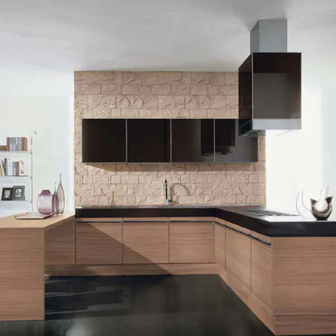 New modern stylewood open kitchen cabinet designs apartment projects