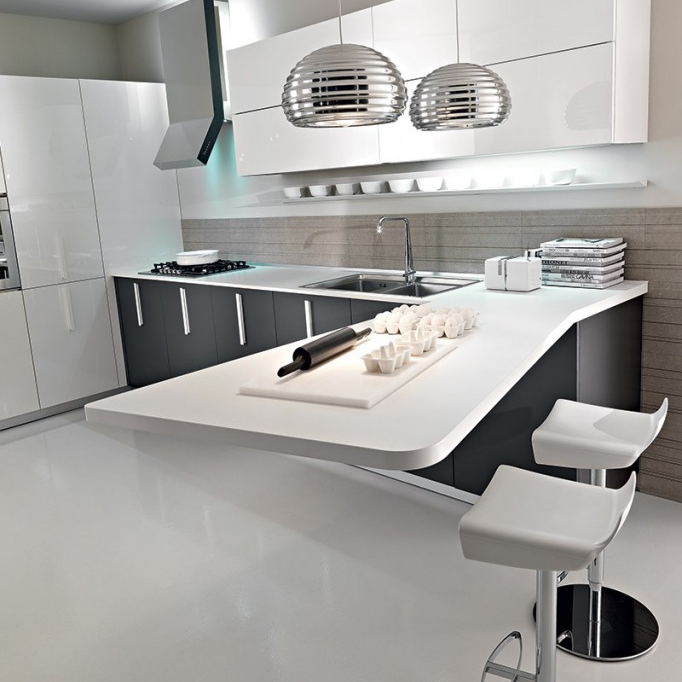 Latest Modern Kitchen Cabinet Modular PVC Kitchen CupboardWaterproof Kitchen Cabinet Designs