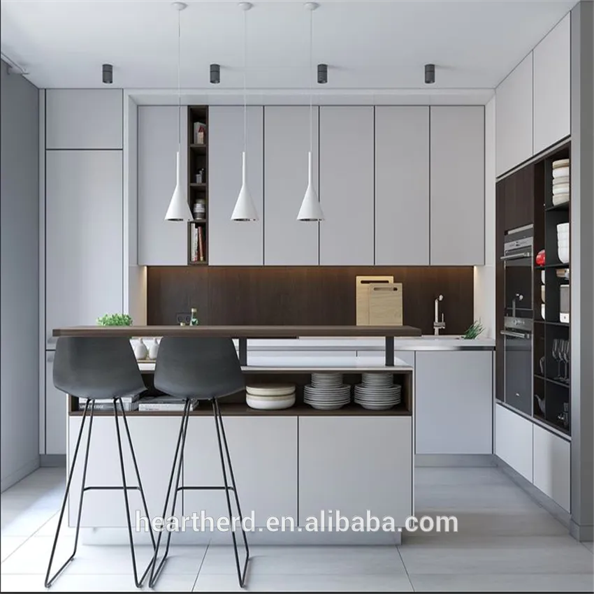 New High Quality PVC Simple Designs Kitchen Cabinet