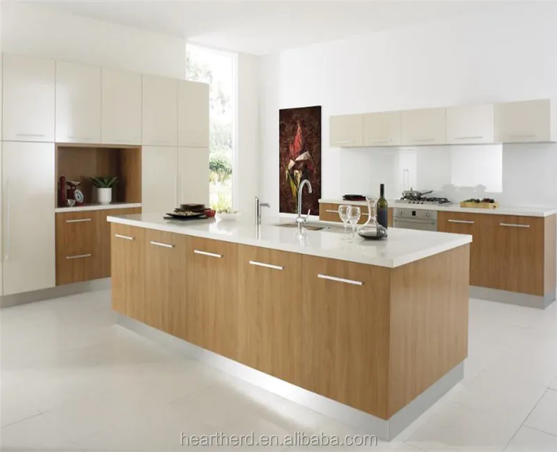 Eco-friendly Pvc Surface And Solid Wood Material Whole Office Kitchen Cabinets Set Wholesale