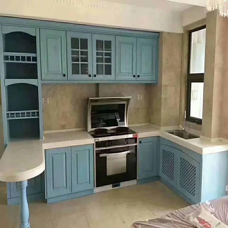 Ambry manufacturers professional custom European kitchen cabinet furniture factory direct selling