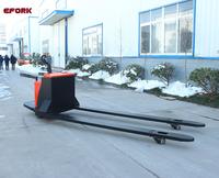 Electric pallet jack 2 meters long fork battery operated pallet truck 2000 Kg/3000 Kg