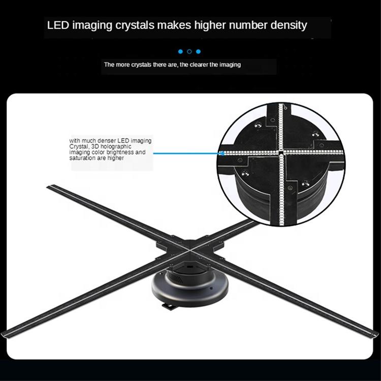 High quality products professional 3d led hologram fan projector price