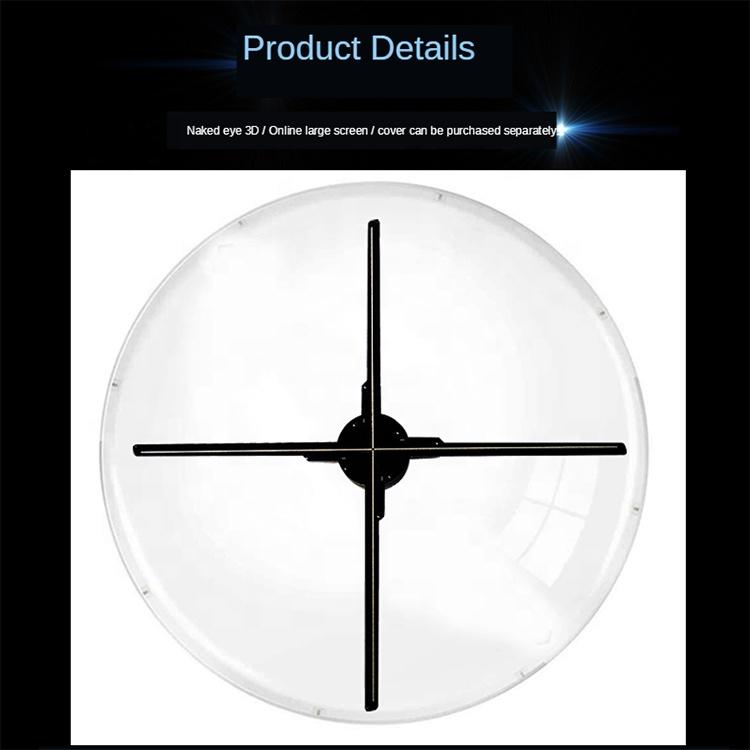 Outdoor holographic advertising led display 3d hologram fan with wifi