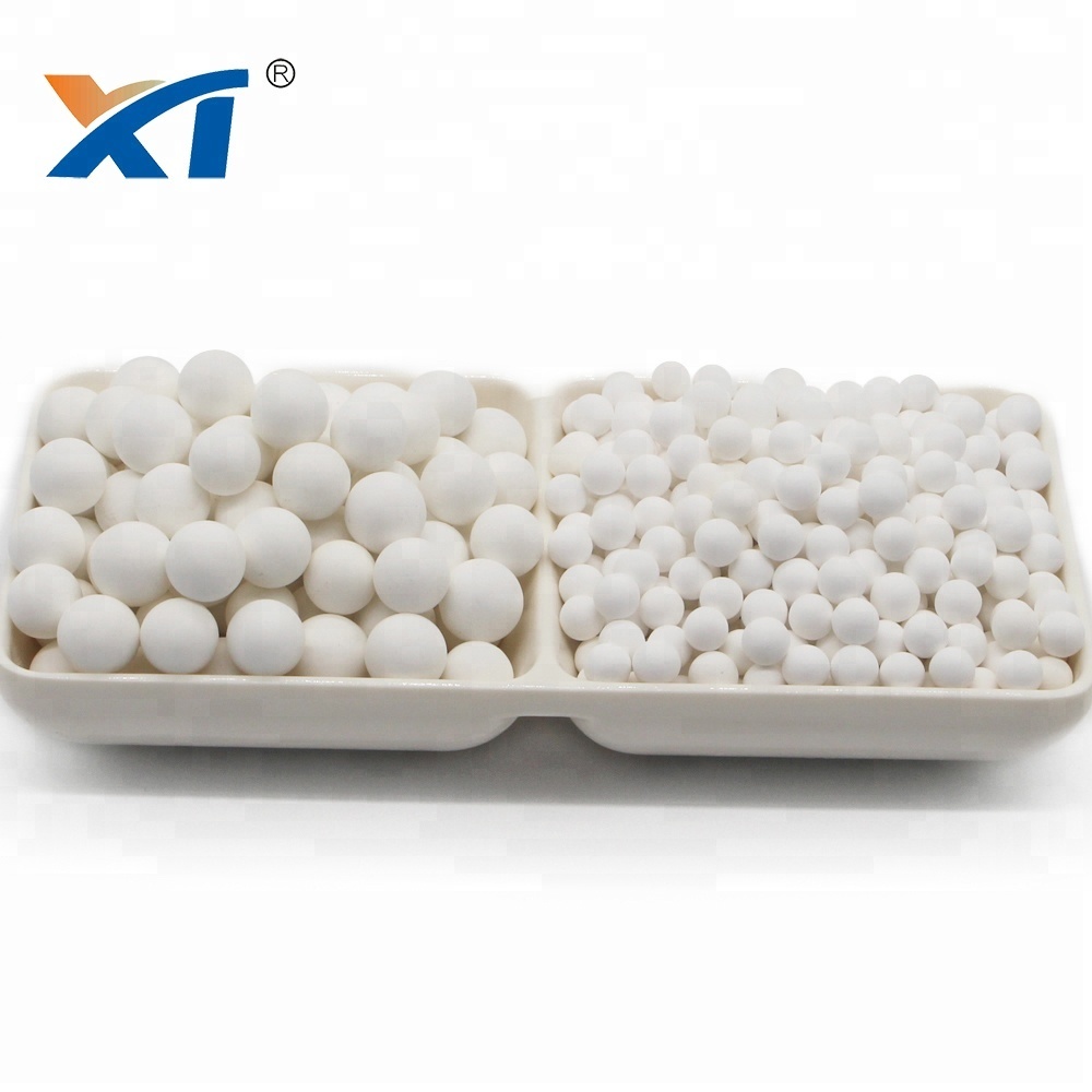 1/4'' 99% alumina support media white ceramic balls