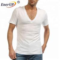 Cotton sweat proof armpit shield shirt men summer sports wear causal shirt