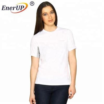 Ladies Short Sleeve White Sweatproof T Shirt