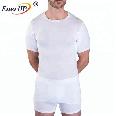 White modal men sweat proof shirt undershirts