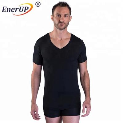 Free sample clothing Anti sweat armpit padded shirt for men