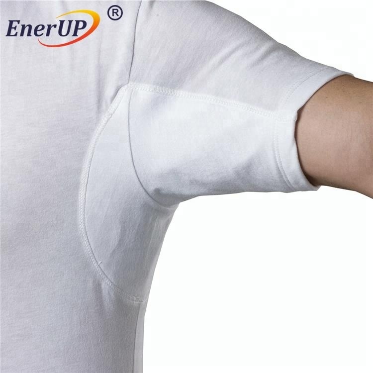men sweat proof armpit shield undershirt t shirt