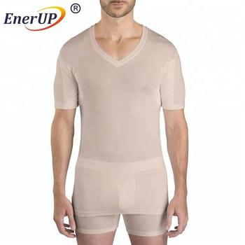 fitness gym mens clothing seamless sweat proof t-shirts