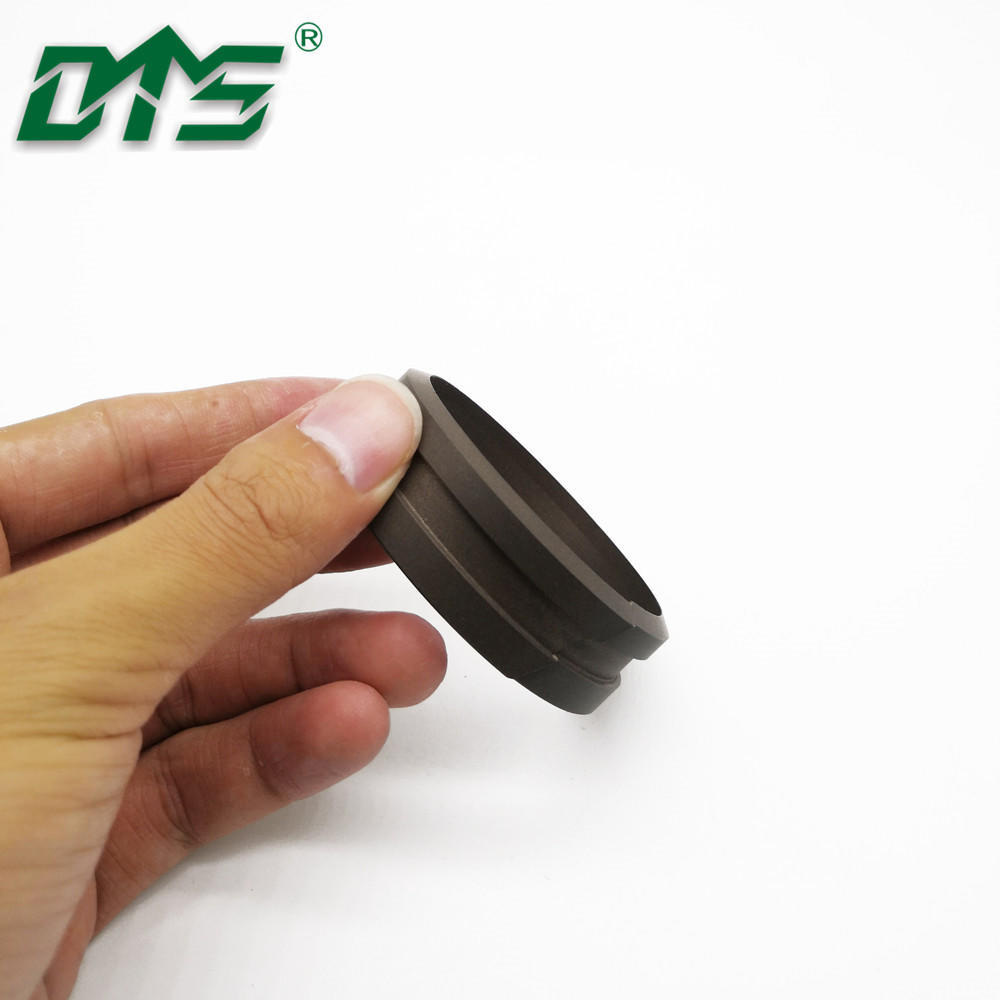 Guide sleeve with scraping lip for shaft DFAI PTFE/POM/PA
