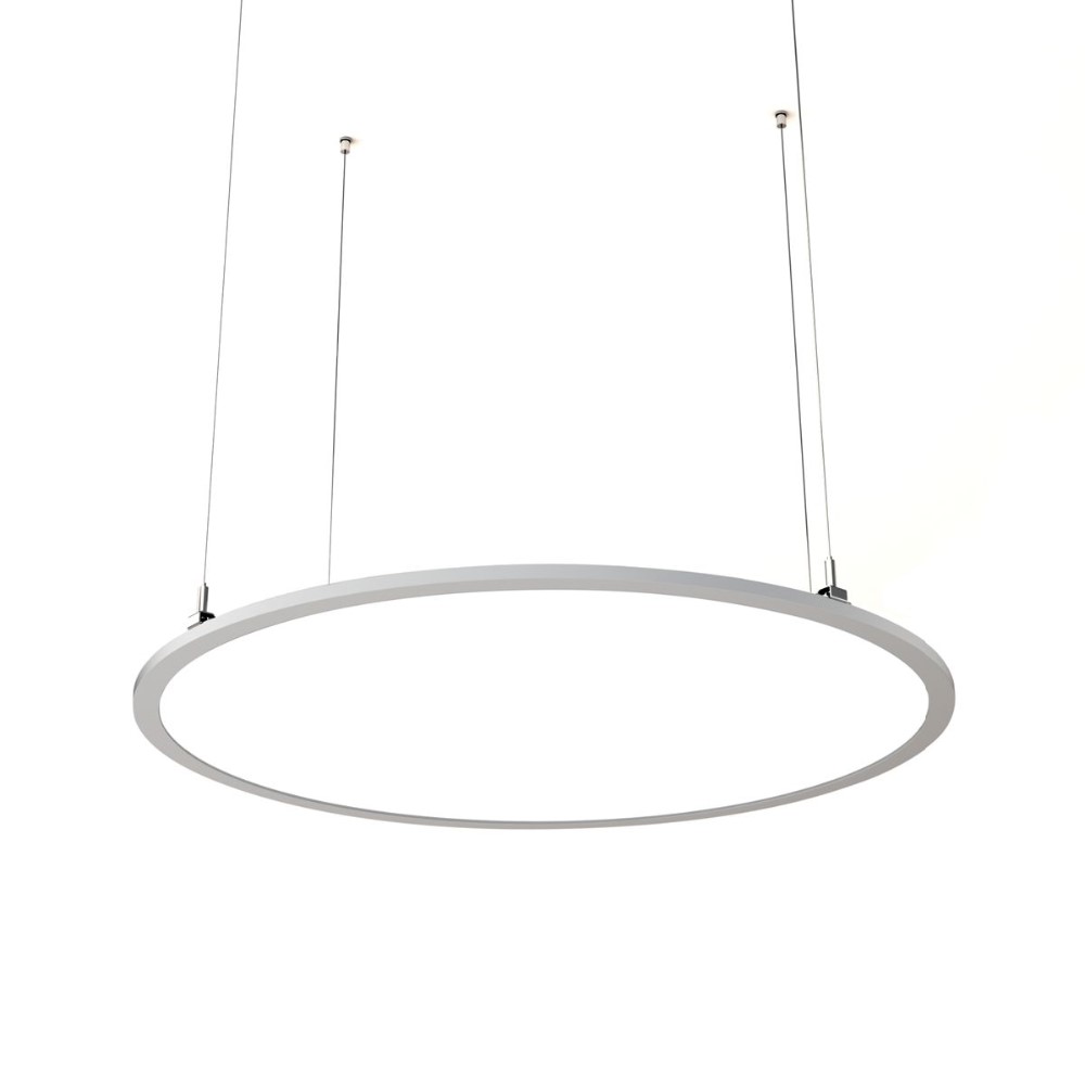 Dimming and CCT adjustable round panel light 600mm 48W suspended/ceiling/recessed mounted