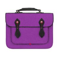 Color Customize British school unisex shoulder bags for men Felt business travel fashion women laptop briefcase bags satchel