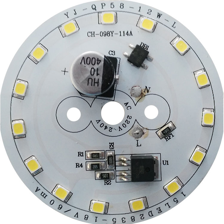 High quality CE LVD Certified No Flickering 110lm/W white smd pcb plate ac lighting 2835 SMD led module for LED Bulb Light