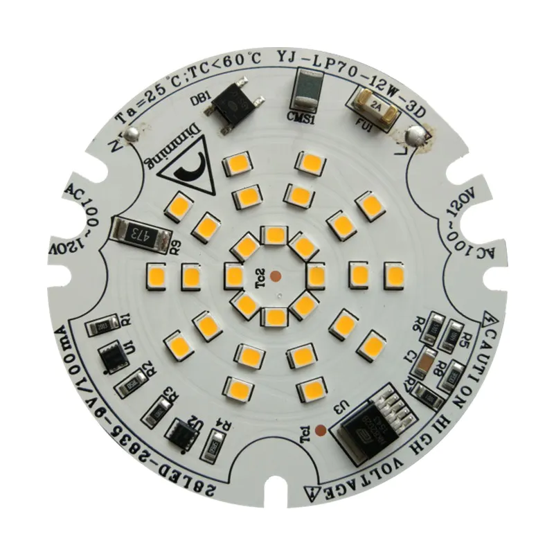 High PF>0.98 12W AC 120V SCR Dimming DOB LED Module for LED Downlight and Bulblight