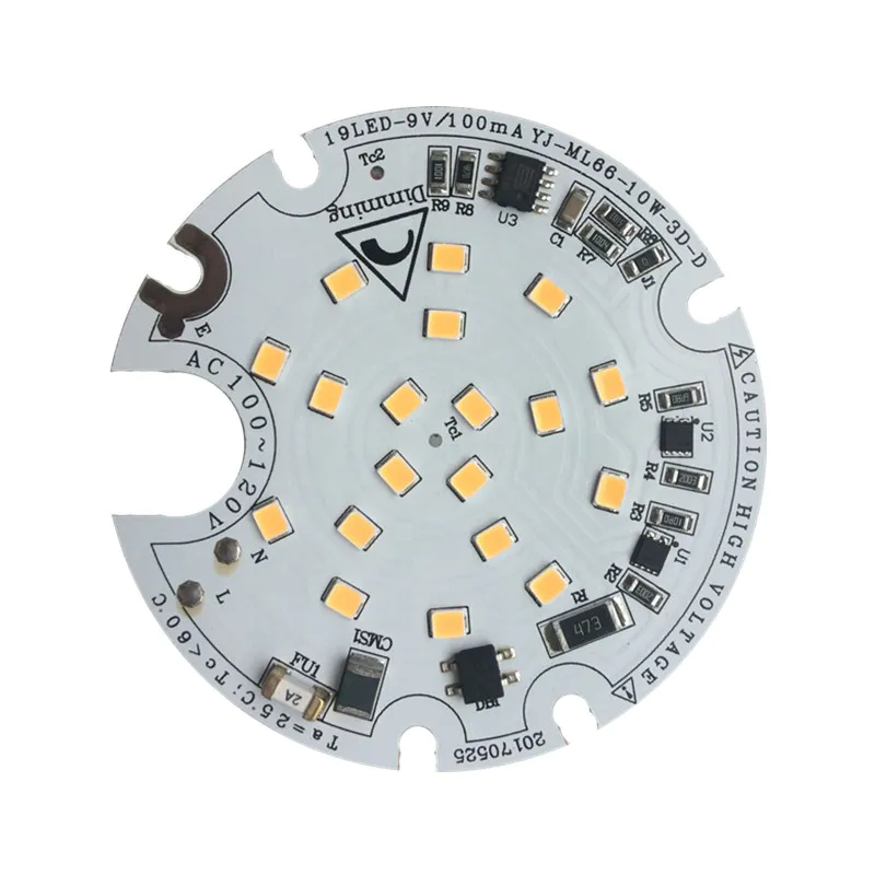 3 Years Warranty High Quality 10W Ra94 CE RoHS Certification 120V AC Pcb Pcba Input Led Module for LED Downlight