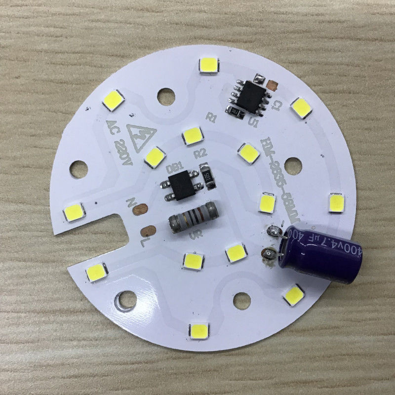 Consumable 7W 58mm Diameter 90lm/W smd 2835 220v ac driverless dob led module for bulb light and downlight