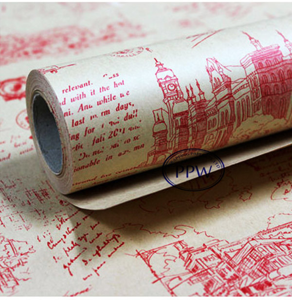 Gift Kraft wrapping paper newspaper printing paper