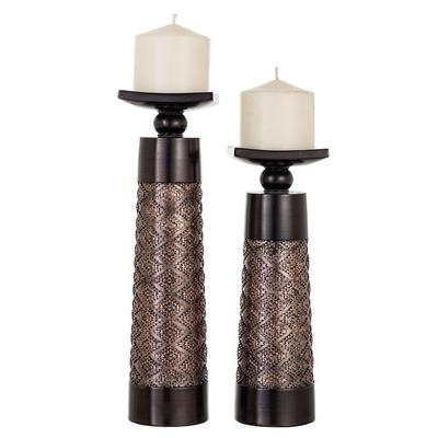 Cheap ORB Home Decorative Resin Candle Holders
