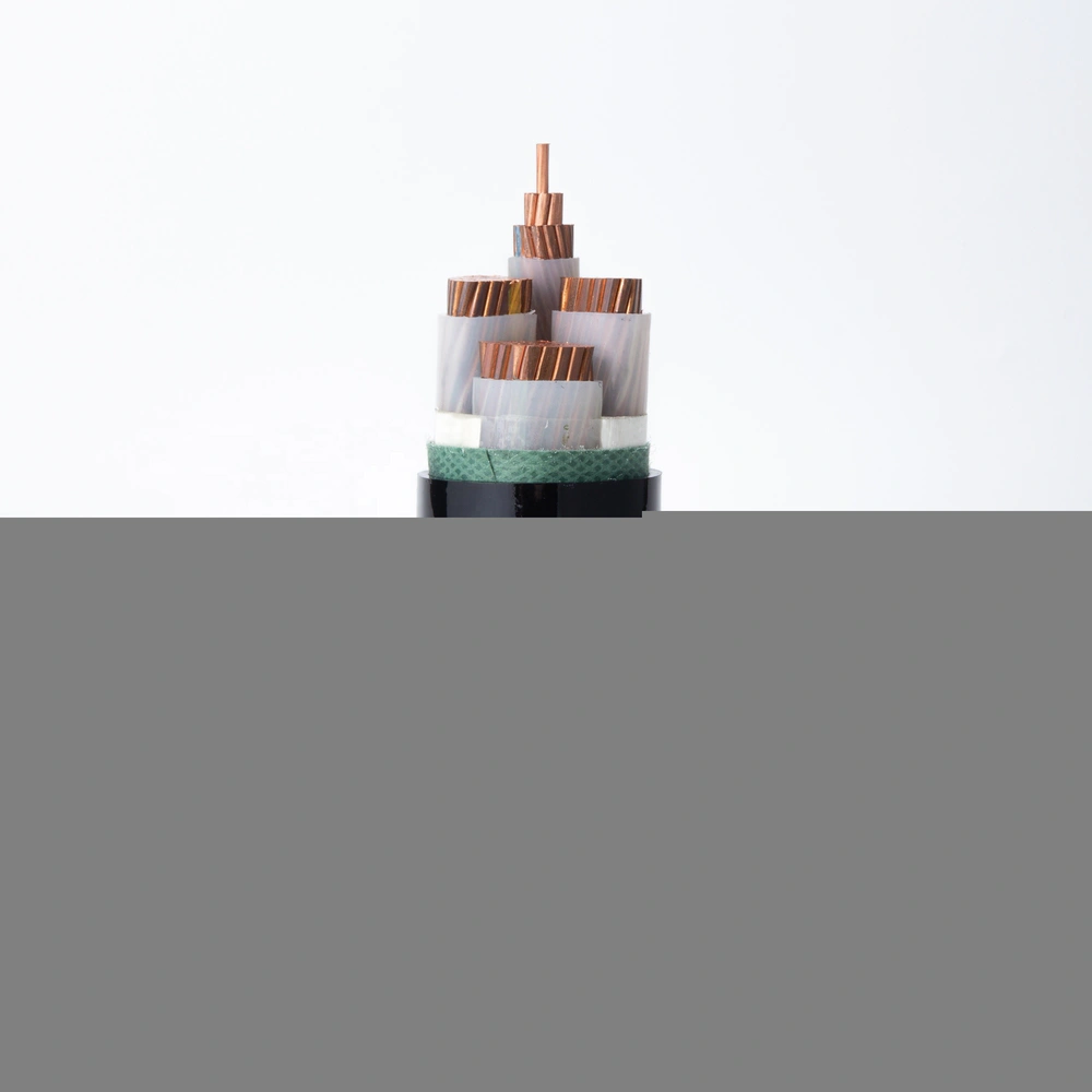 Power Cable YJV Copper Conductor XLPE Insulation PVC Sheath 3+1 cores