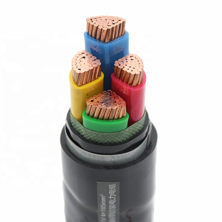 High Quality0.6/1KV Medium Voltage PVCInsulated VV22 Amoured Wire Power Cable