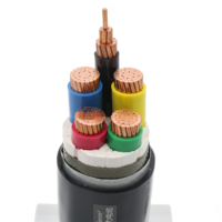 VV22 4X150+1X70 low voltage armoured power cable ac with pvc insulated copper cables wire from guangdong cable manufacturer