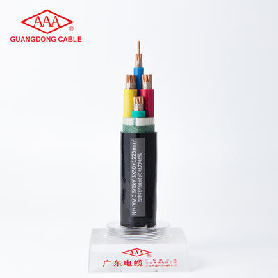 4 Core 3x50+1x25mm2 Flame Retardant Fire Resistant Copper Core PVC Insulated PVC Sheathed Power Cable