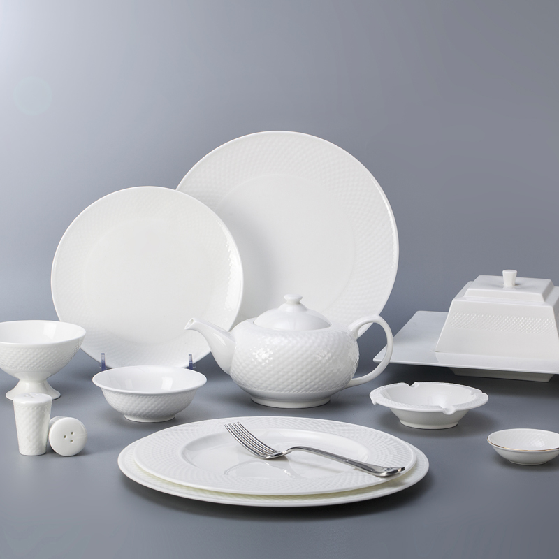 bone china crockery tableware dinner set for hoteles and restaurants