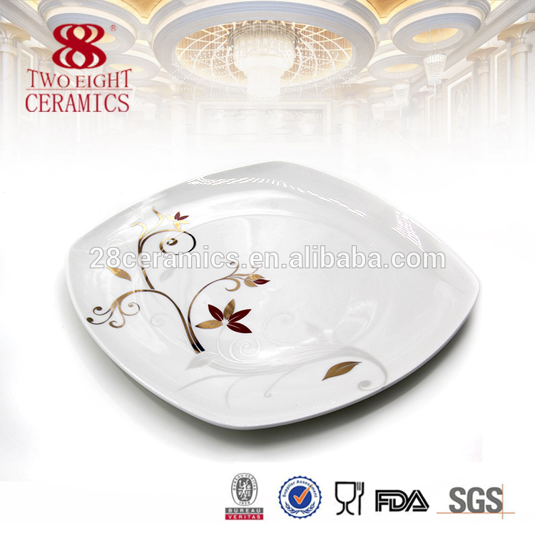 Guangzhou decal china ceramic 72 pcs dinner set with flower