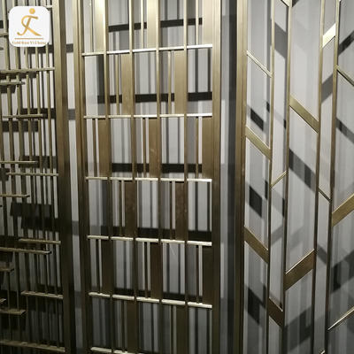 new style laser cut metal bronze color stainless steel room dividers modern design metal room divider partitions