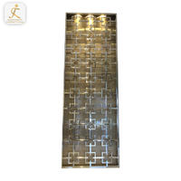 China supplier customized luxury stainless steel room screen divider special design customized stainless steel room partition