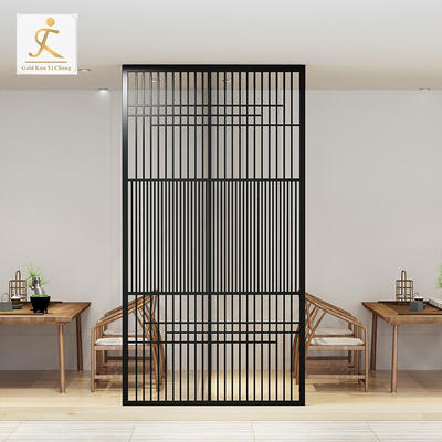 custom Simple design restaurant metal room divider stainless steel screen divider partition