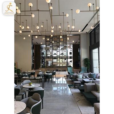 Lobby Decorative Stainless Steel Screen Partition Stainless Steel Art Design Lobby Living Room Wall Hall Partition
