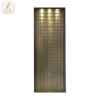 high end custom gold laser cut metal room divider 304 decorative stainless steel sheet screen for partition walls
