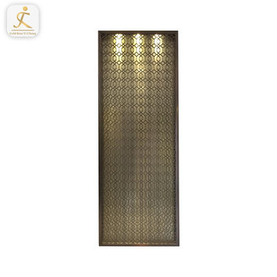 Korean Stainless Steel Metal Partition Screen Wall Art Laser Cut Corten Steel Partition Screens Room Divider Partition