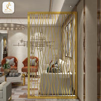 304 high grade luxury gold brushed brass finished room divider room hotel decoration stainless steel divider partition