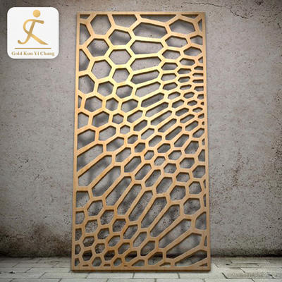 Decorative Partition Room Screens Direct Design Modern House Metal Partition Standing Stainless Steel Screen Room Divider