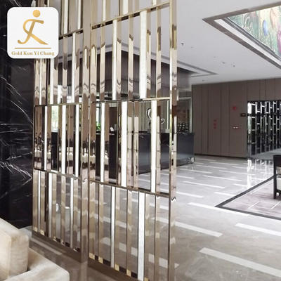 decorative metal aluminum hotel lobby partition design aluminum living room partition design floor to ceiling room dividers