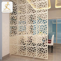 hollow cut 4 steel partition screen for living room art deco laser cut divider room screen metal white screen room divider
