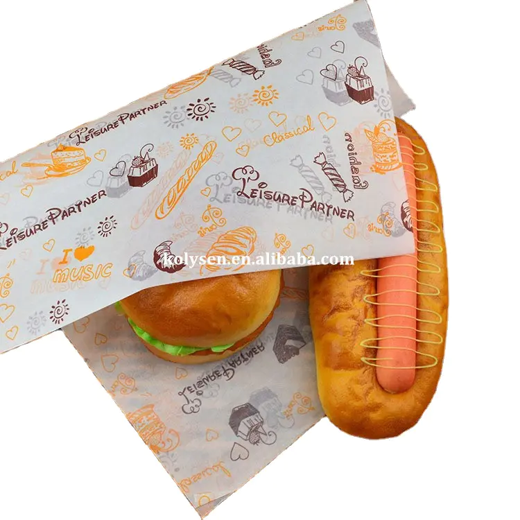OEM Service emballage alimentaire papier greaseproof paper Manufacturer