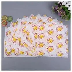 Printed tissue paper sandwich paper for food wrapping