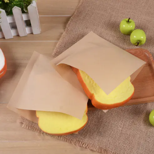 Custom Wrapping GreaseproofWrap Sandwich Bags Food Paper Custom Logo Pockets For Burger