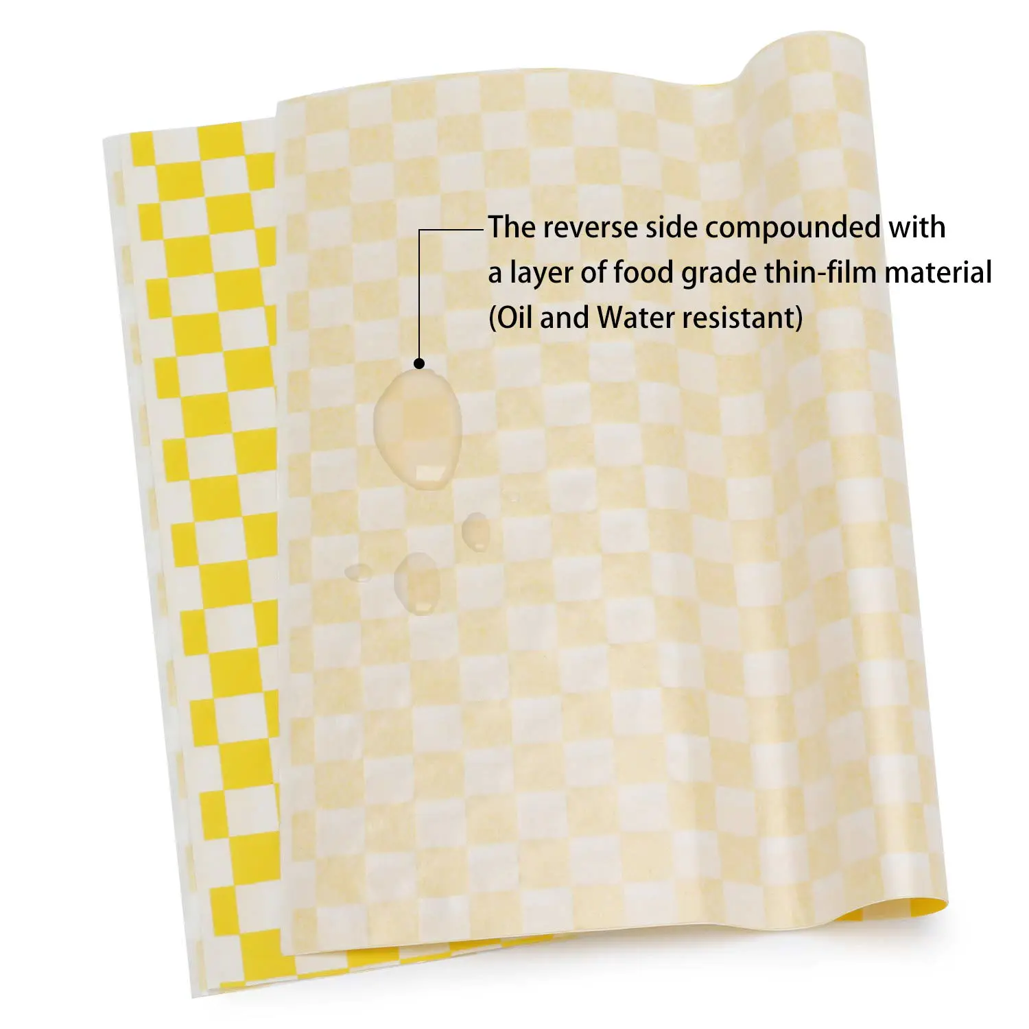 Aluminum Foil Sandwich Wrap Burger Pocket Food Grade Paper Printed Oil Proof Packaging