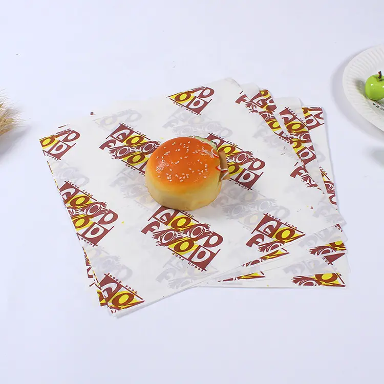 OEM Service food gradeburger wrapping greaseproof paper sandwich paper in sheet Wholesale